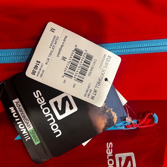 Salomon Red Full-Zip Jacket - Picture 3 of 3